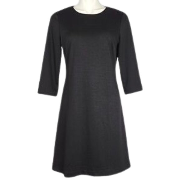 NEW 8 Rachel Roy Dress Medium Black Fall 3/4 Length Sleeve Round Neckline Formal - Picture 1 of 10